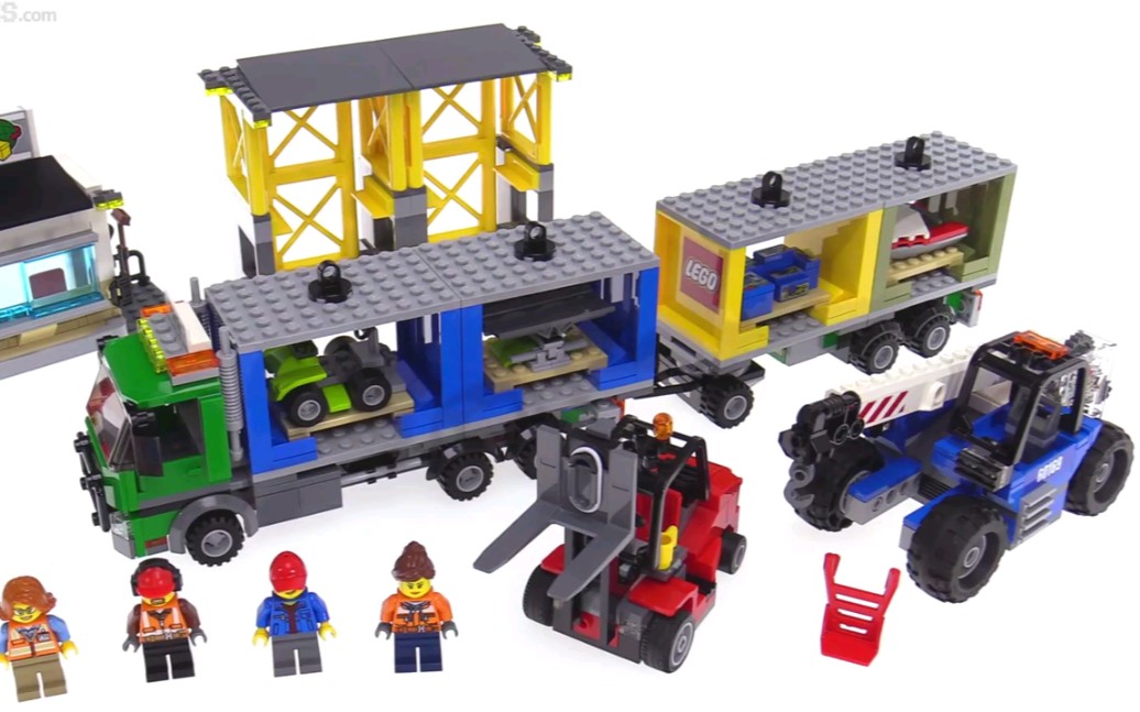 乐高城市60196货运码头套装评测!