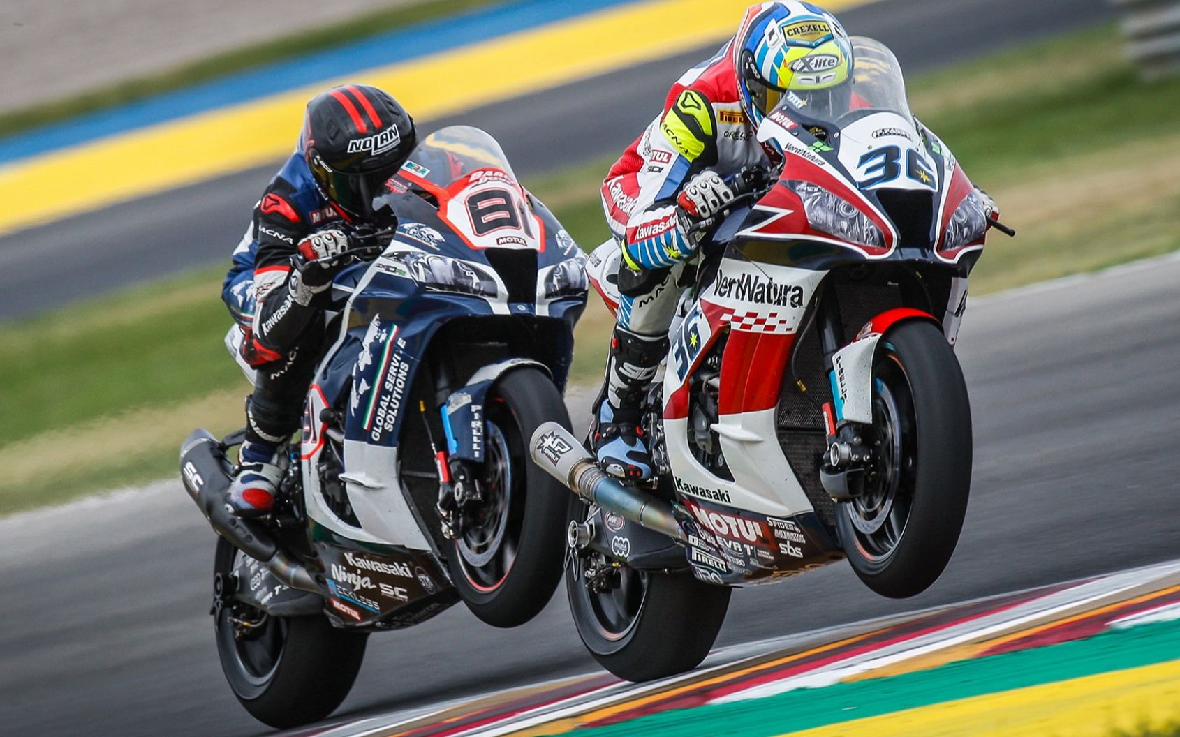 2019bsb英国超级摩托车锦标赛赛道撞车事故合集