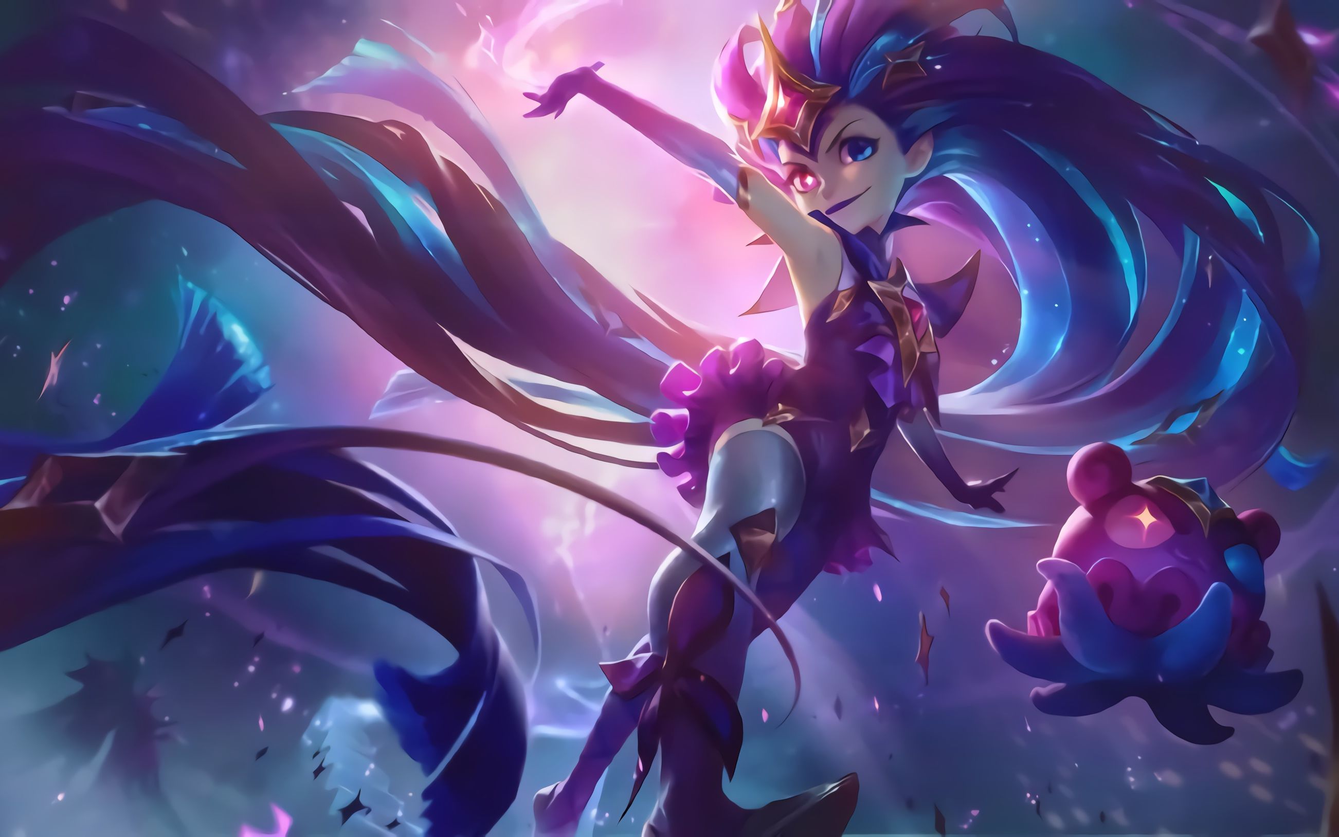 [图]暮光星灵 佐伊 星之守护者 (Star Guardian) 皮肤浏览 Skin Spotlight