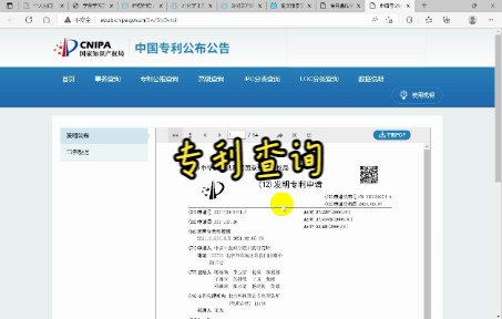 专利查询哔哩哔哩bilibili