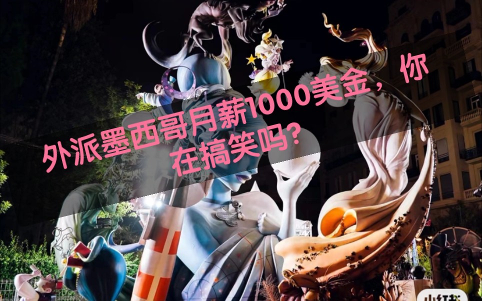 外派墨西哥月薪1000美金,你在搞笑吗?哔哩哔哩bilibili