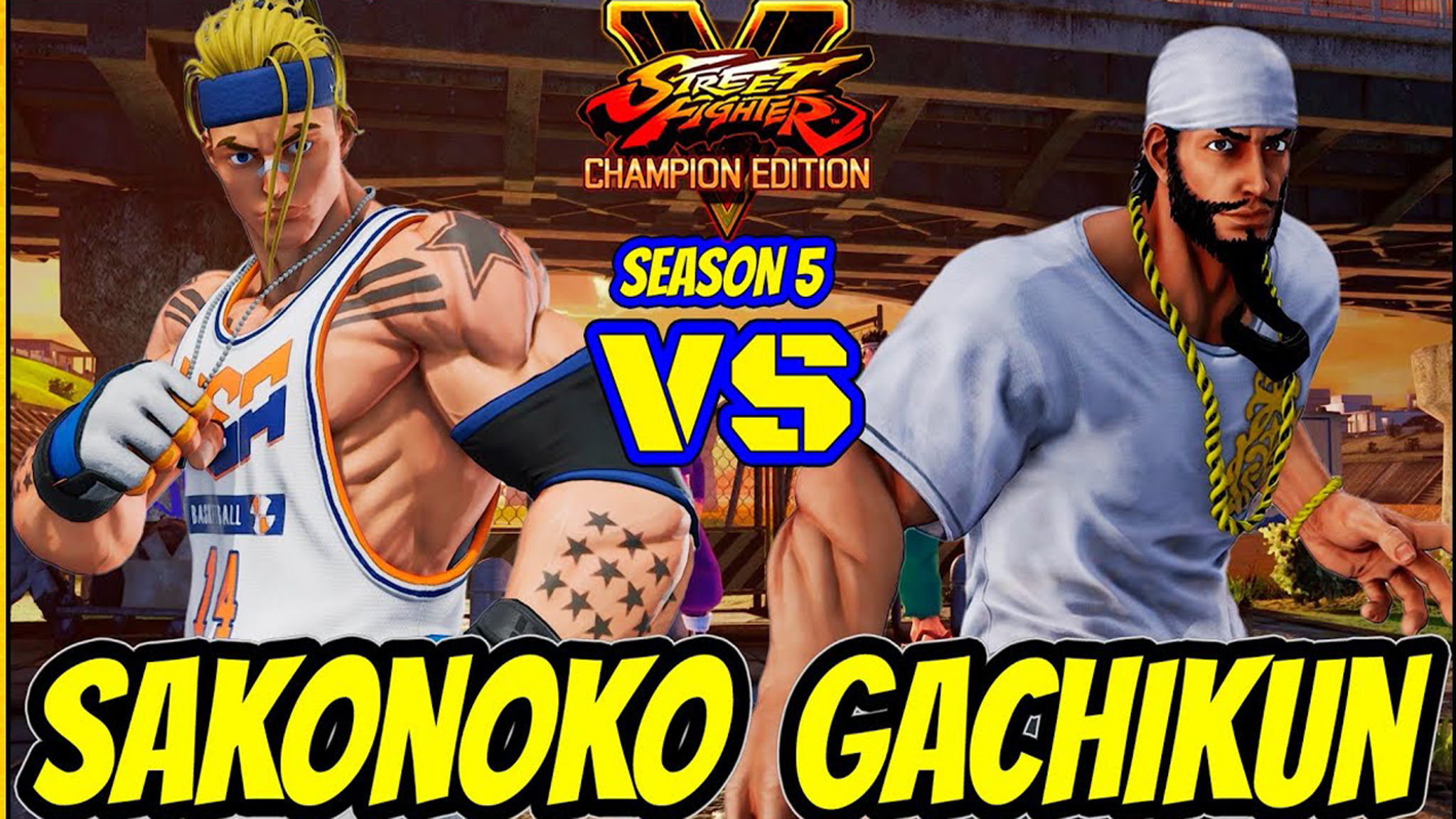 街霸5sako卢克vs噶师傅拉希德