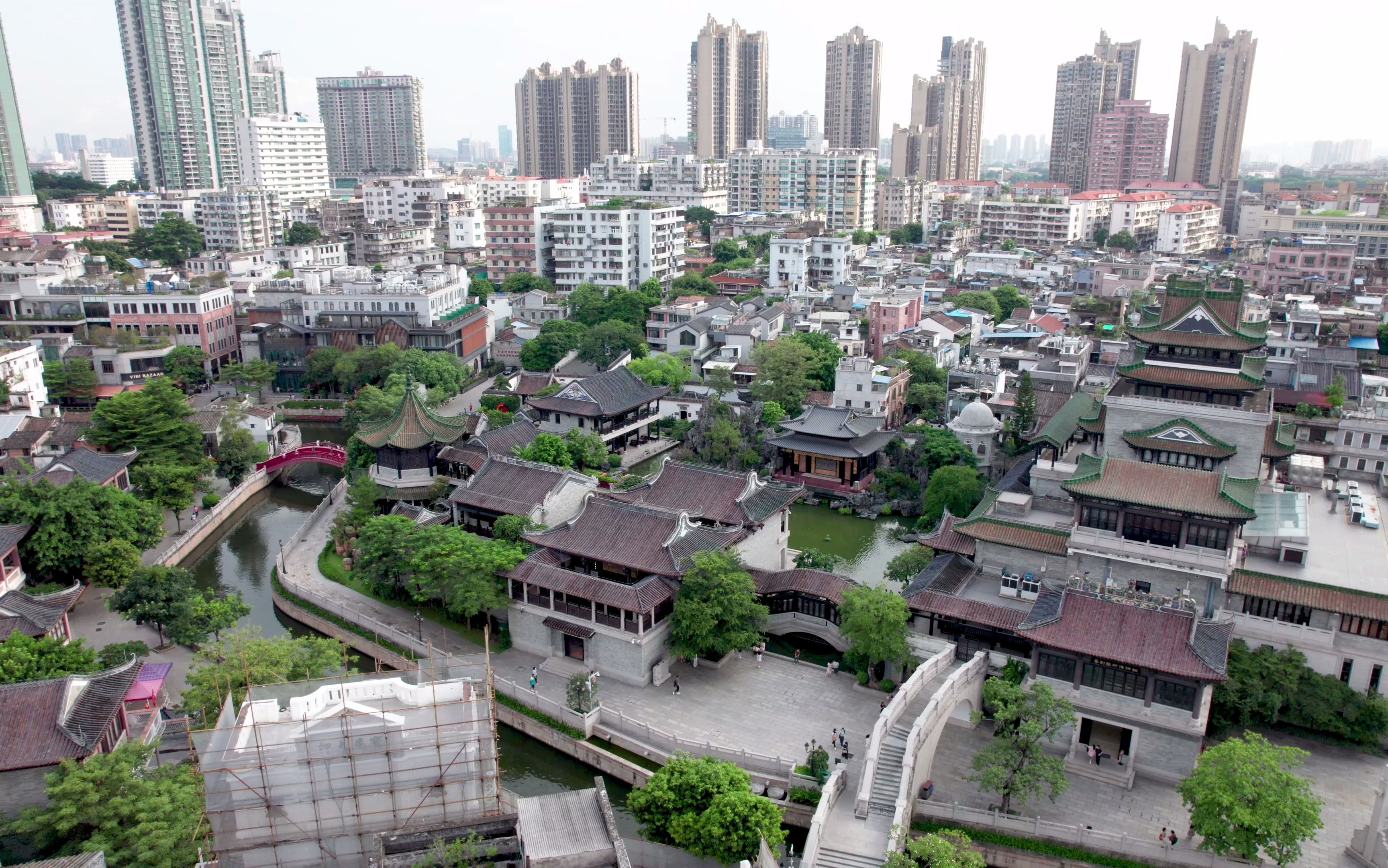 【dji air 2s】航拍广州西关永庆坊粤剧博物馆_哔哩哔哩_bilibili