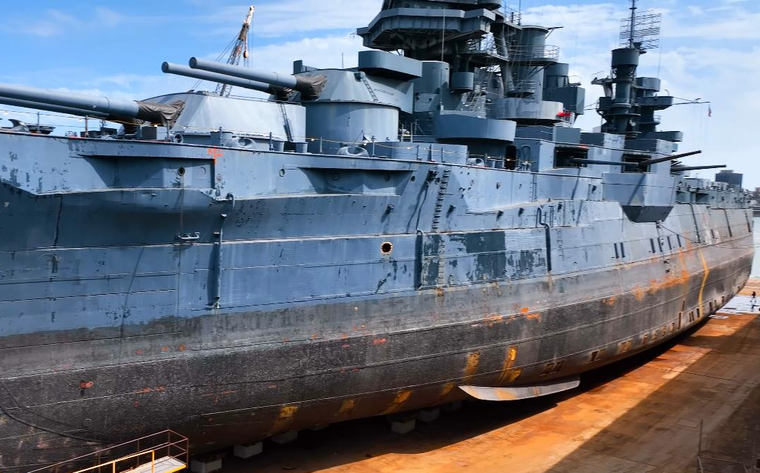 【加尔维斯顿】纽约级战列舰"德克萨斯"(bb-35)"大修"30天后(2022/10