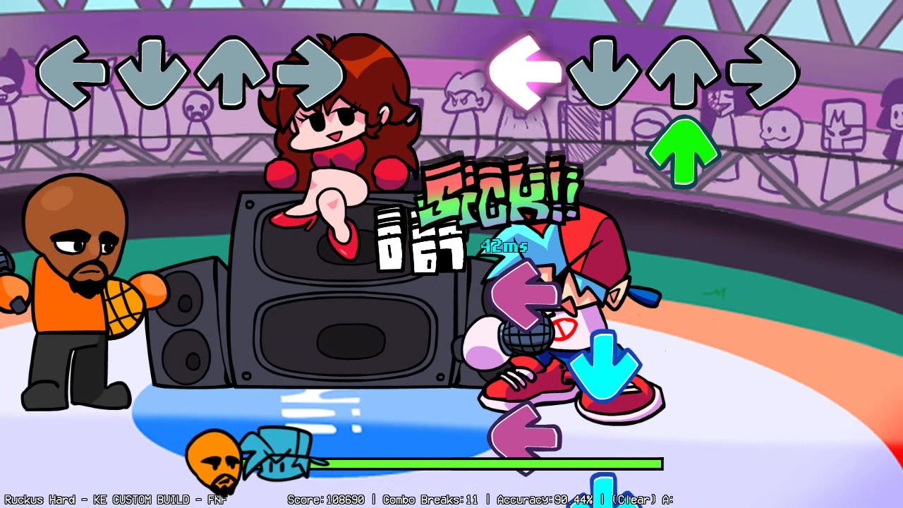 fnfmatt困难乱按通关