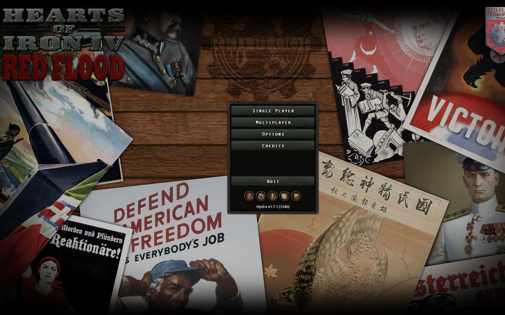 【钢铁雄心4】赤潮mod试玩