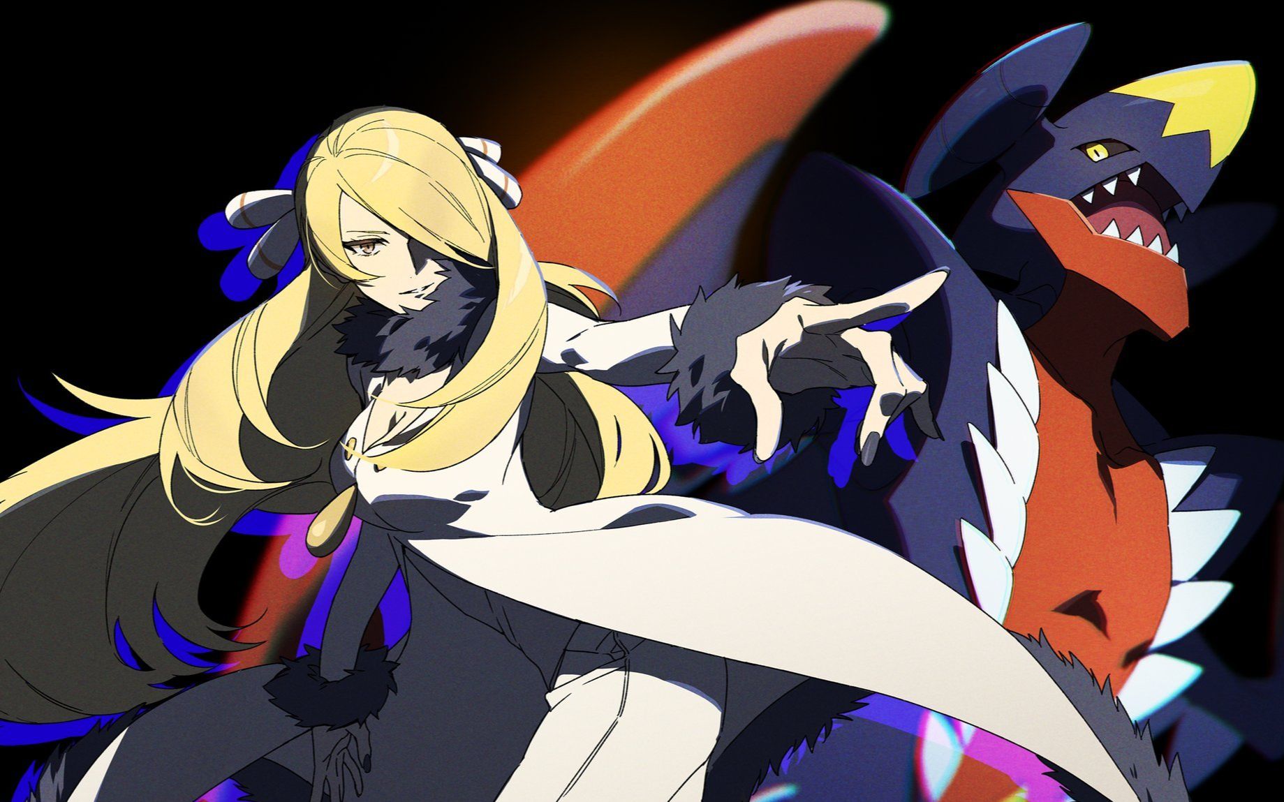 色违いのバトルvsシロナ异色的战斗vs竹兰