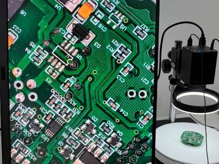 奥微思工业视频显微镜 pcb 电子元器件电容电阻芯片焊点 smt 线路板高清放大检测哔哩哔哩bilibili