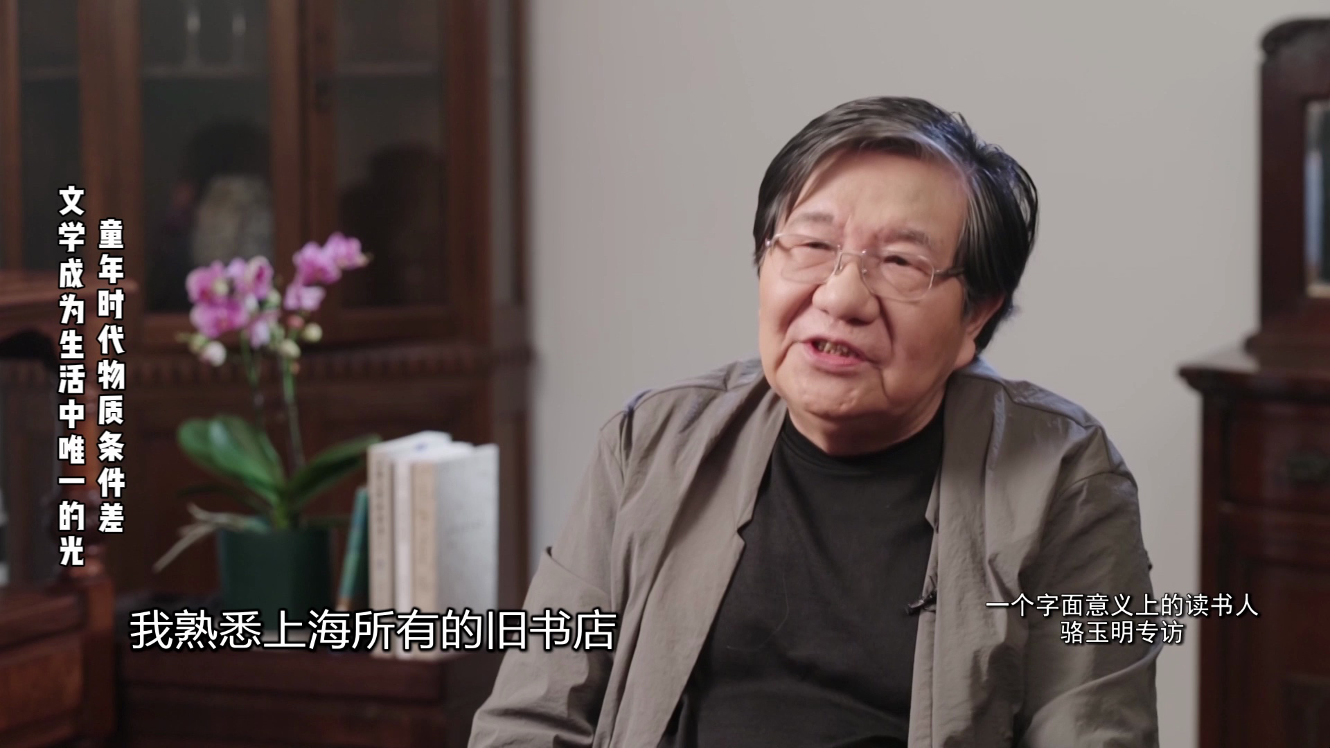 【可凡倾听-骆玉明专访】童年时代物质条件差 文学成为生活中唯一的光