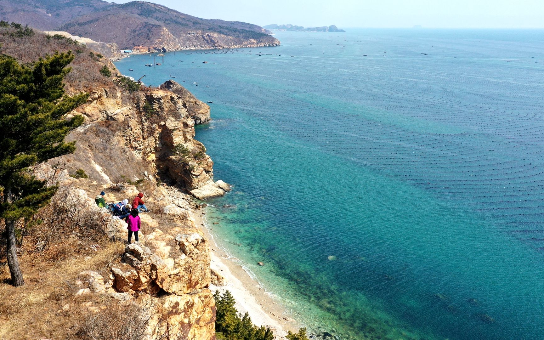 大连黄泥川南海头海洋牧场航拍
