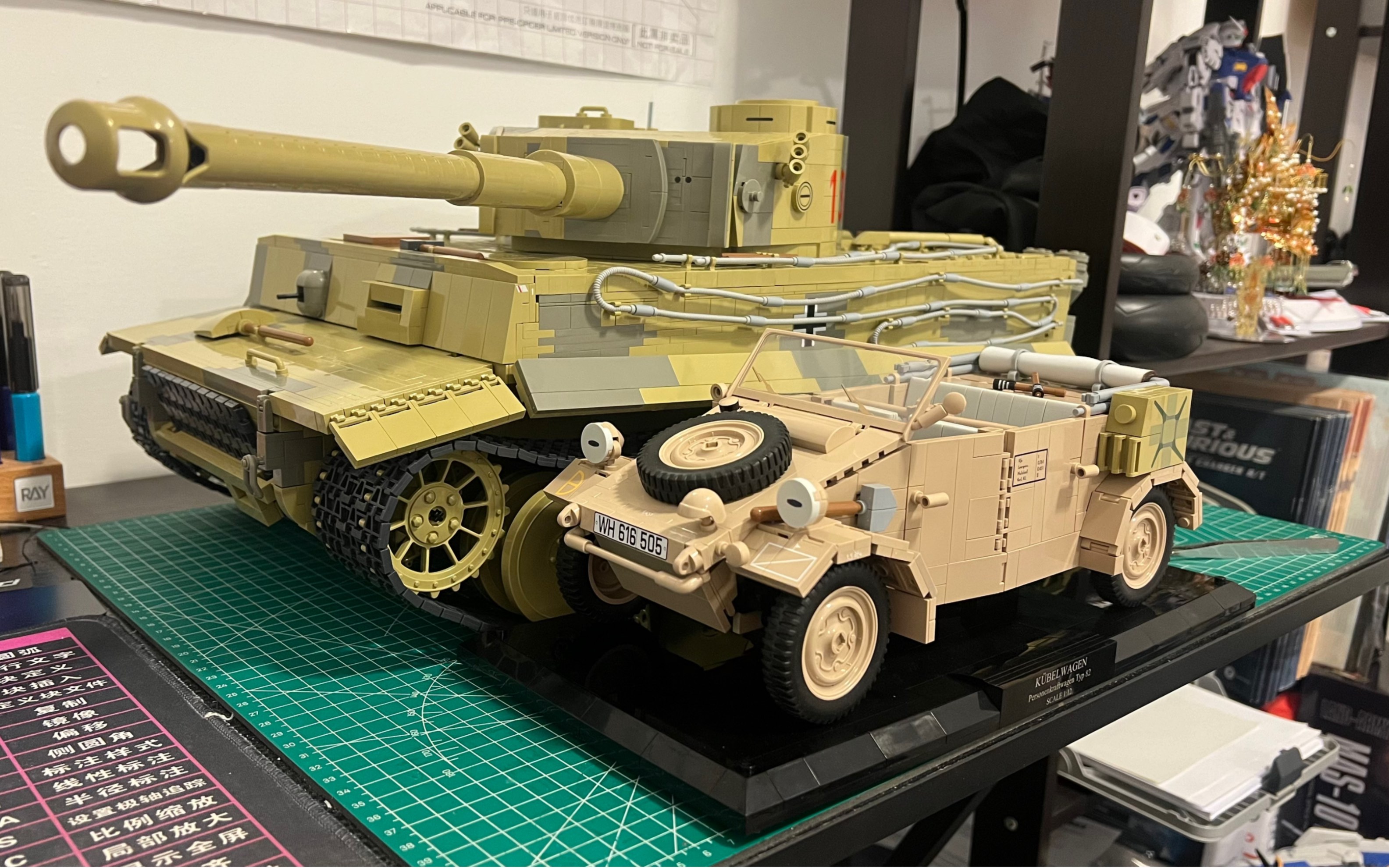 cobi 执行版 1:12军械 第二个 2802 大众82型桶车 1530片定格制作