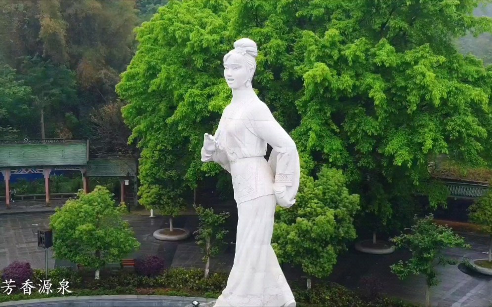 刘三姐喷泉广场图片
