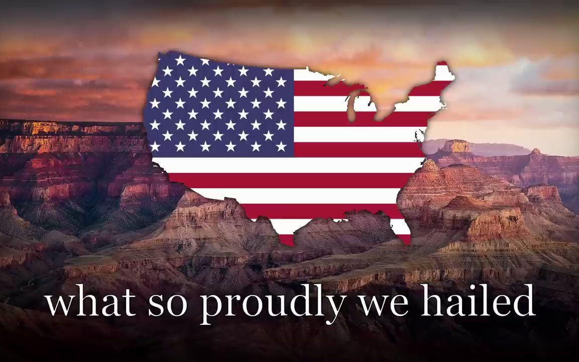 [图]美国国歌-星光灿烂的旗帜(The Star-Spangled Banner)