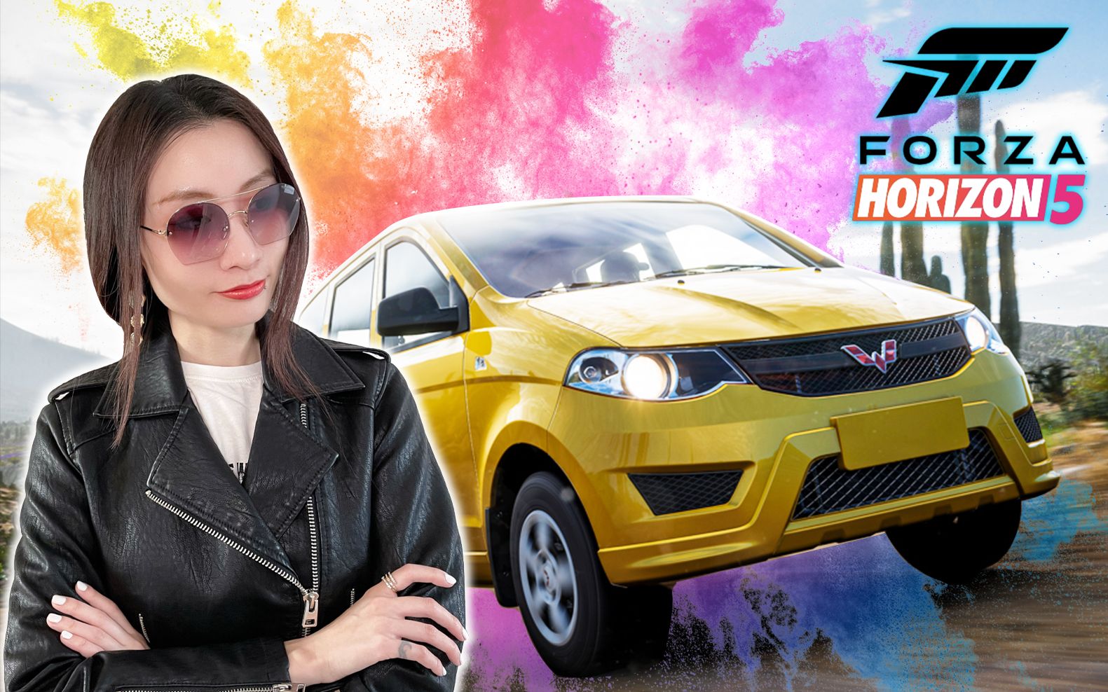 五菱宏光新赛季的极限竞速地平线5有多好玩leya蕾雅4k