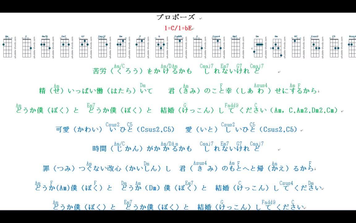 [图]【SharUkulele】20180205propose～黑蜥蜴的求婚歌