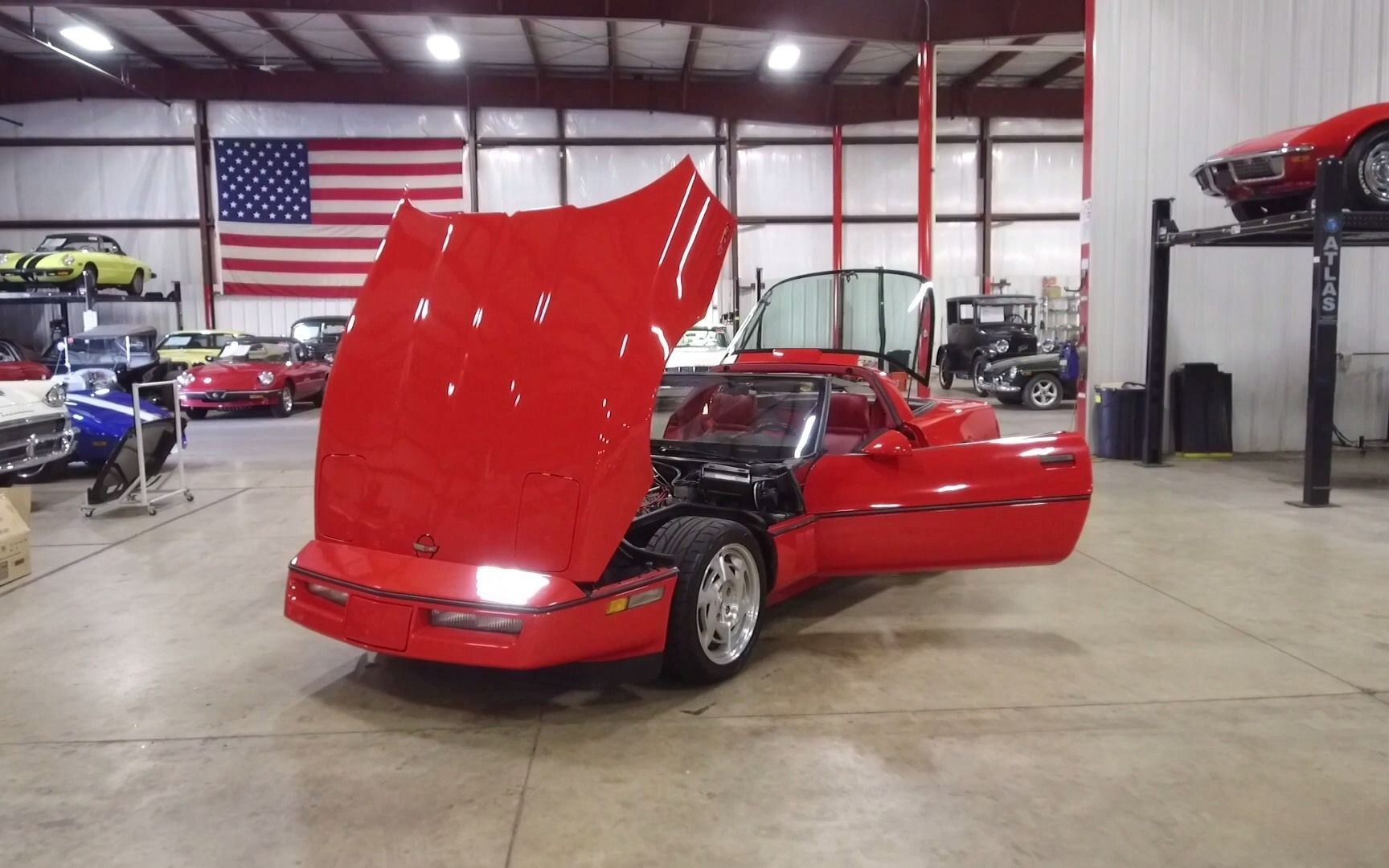 【美国老车实拍系列】——1990雪佛兰克尔维特zr1