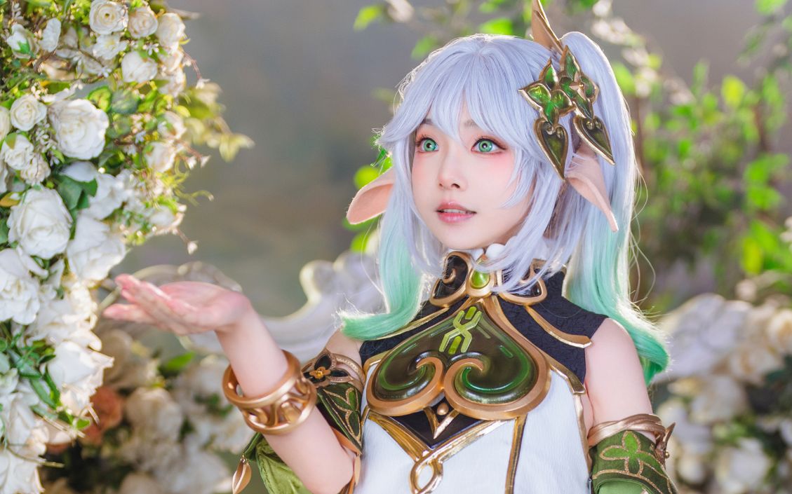 [粉猴cos天团]原神 草神 纳西妲 在?来看萌妹!