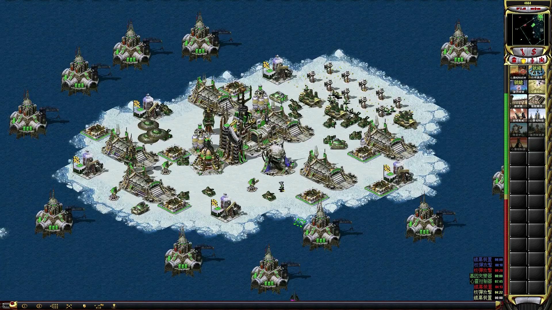 红警千岛湖海战8人,进攻版!