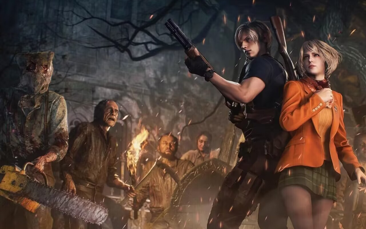 【标准版】生化危机4重制版一周目专家难度无伤s 评价全剧情双杀电锯