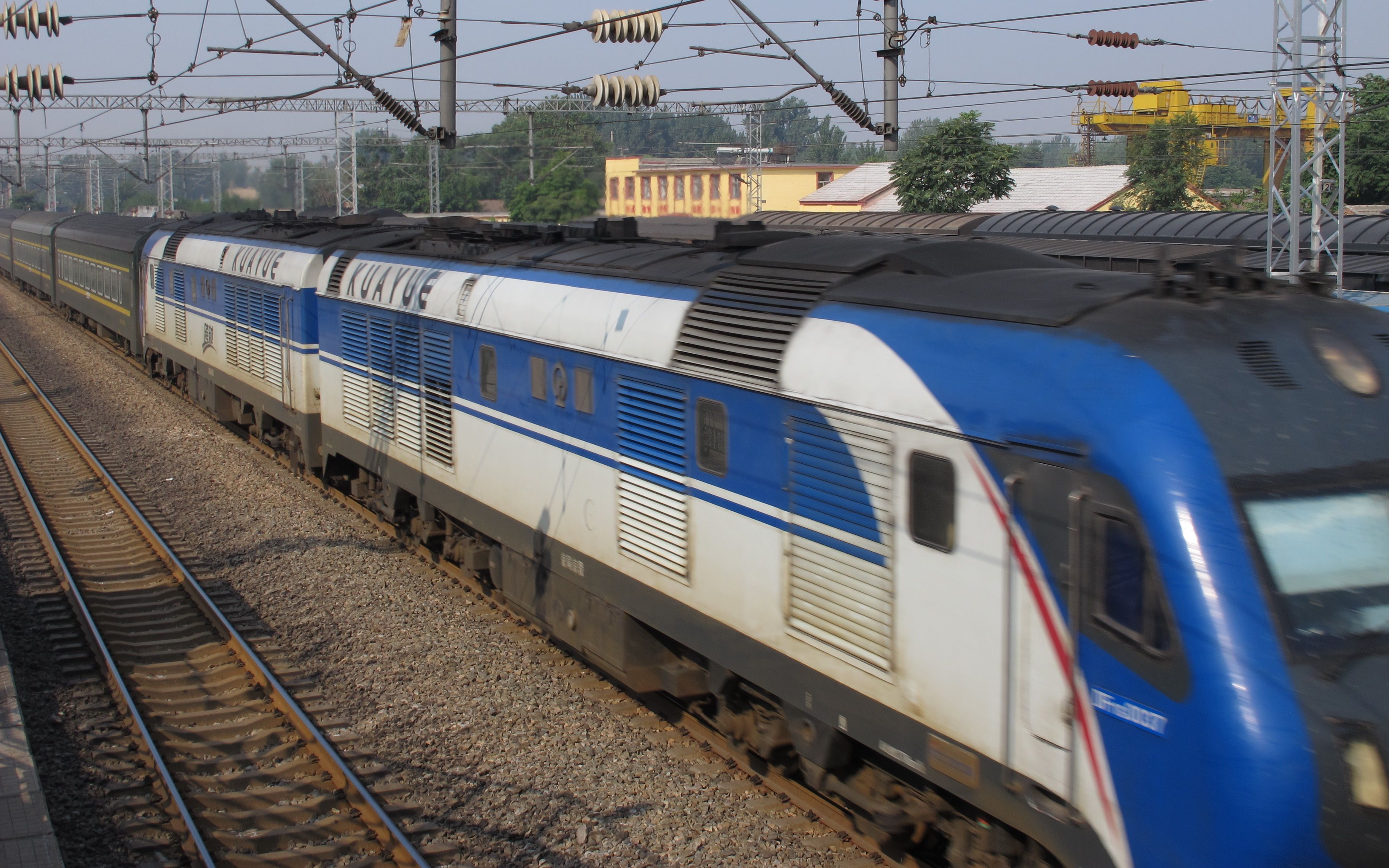 铁路记忆怀念2017年的z208高碑店通过