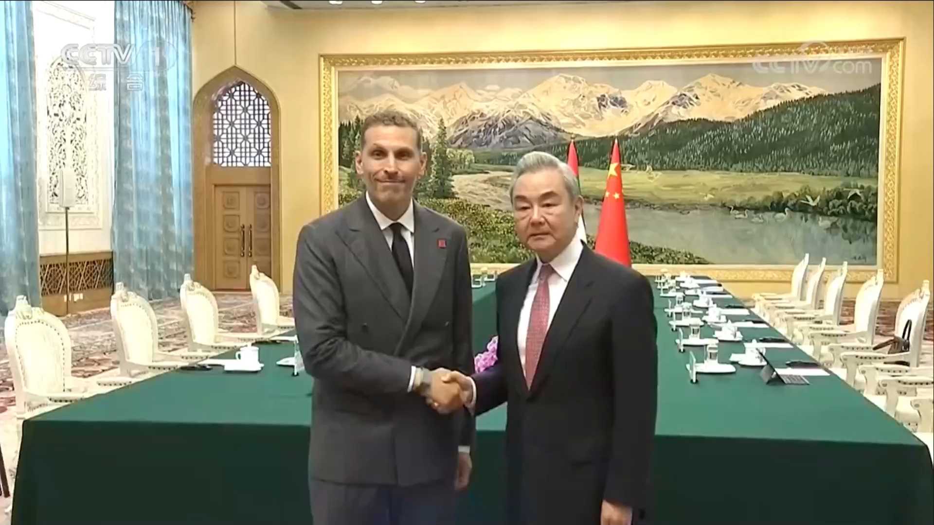 王毅会见阿联酋总统中国事务特使