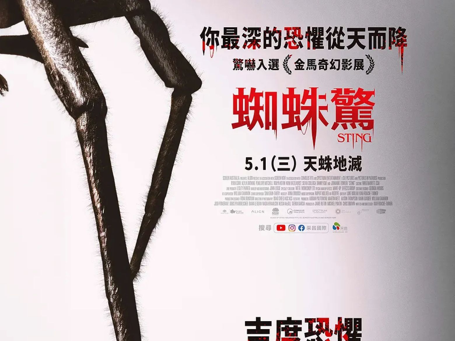 蜘蛛惊 sting (2024)(中文 恐怖 合集)2