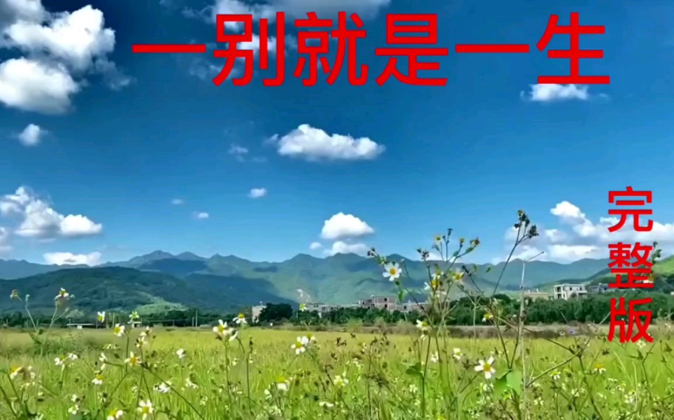 经典伤感歌曲《一别就是一生》
