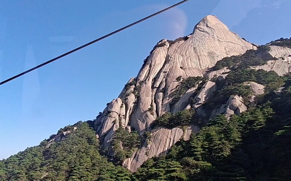 世界地质公园,安徽天柱山,乘索道上山,从高处俯瞰山岳美景哔哩哔哩bilibili