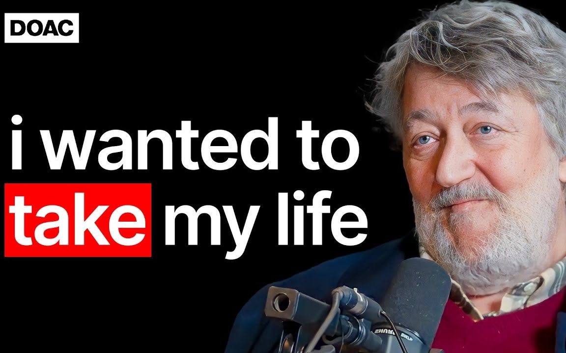 [图]【总裁日记】Stephen Fry: “Lost, alone and I wanted to take my life”斯蒂芬·弗莱:迷失，我想结束我的生命