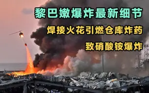 Download Video: 黎巴嫩贝鲁特爆炸最新细节：焊接火花引燃仓库炸药，致硝酸铵爆炸