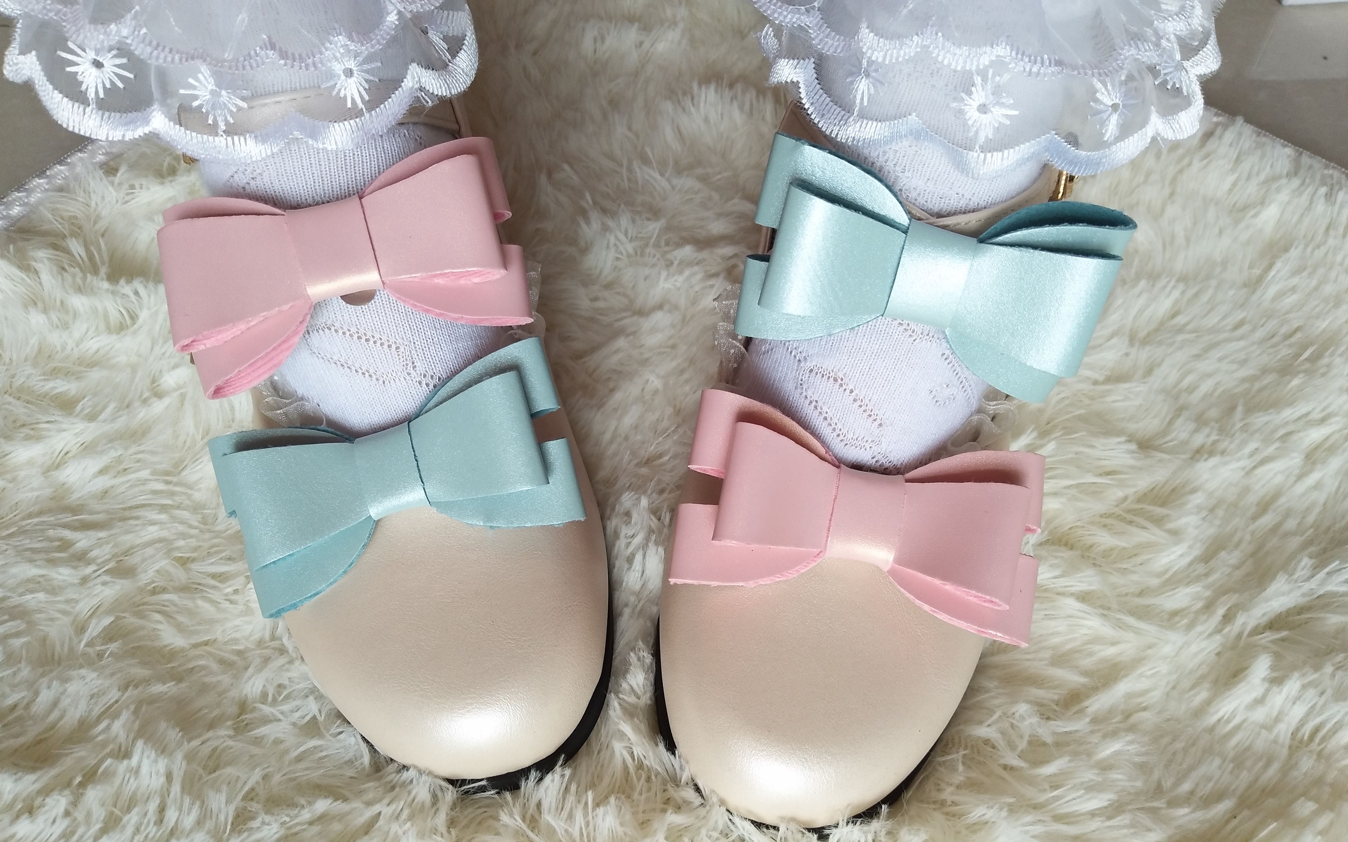 【潇潇】星辰皇冠瑚绒小姐lo鞋开箱测评