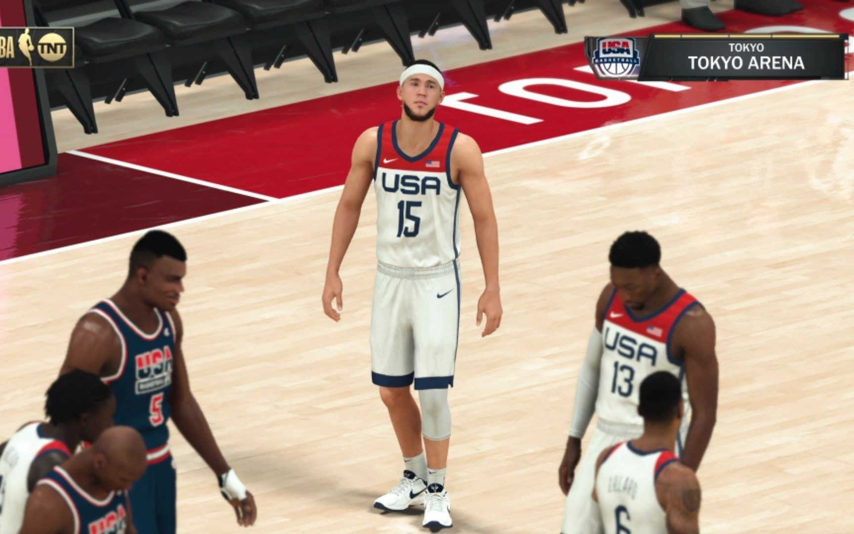 nba2k21美国梦一队vs美国梦十四队跨越两代梦之队的对决