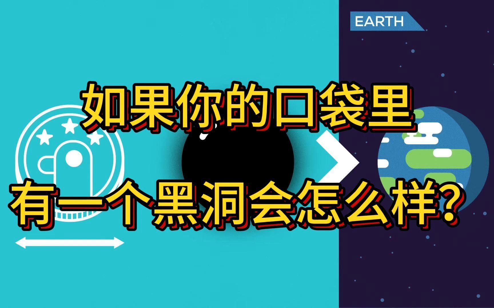 [图]【Kurzgesagt】第31期：如果你的口袋里有一个黑洞会怎么样？（中文版）