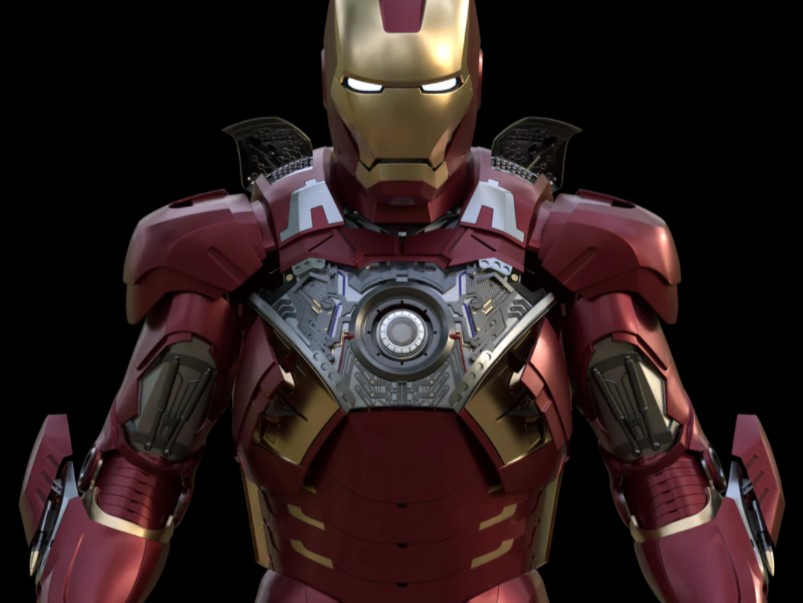 【3d打印图纸拼团】超帅可穿戴钢铁侠mk7全身图纸,细节拉满,所有开合