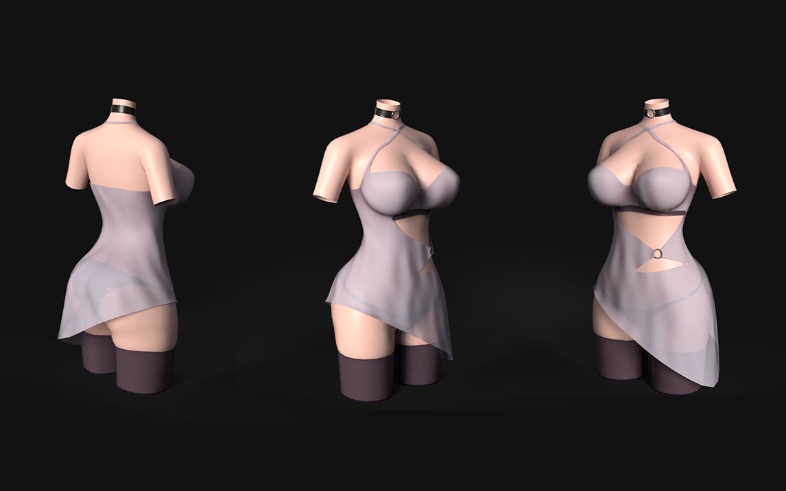 maya女性人物角色建模 女性胸部模型制作教程!