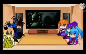 Скачать видео: 【FNAF】mlp vaillans对fnaf有反应〜玩火〜mlp vaillans react to fnaf ~play with fire~