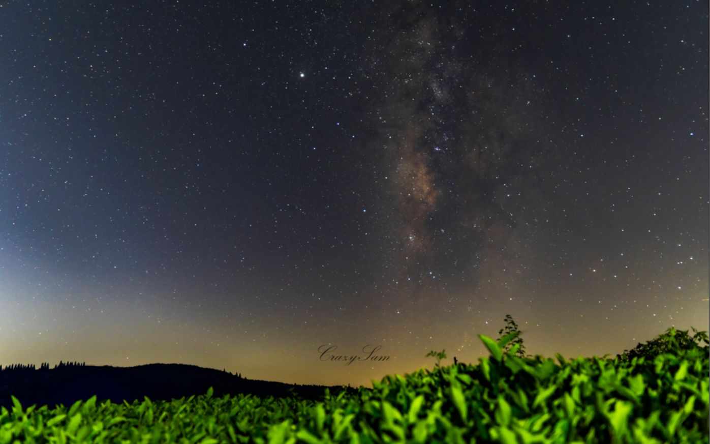 没想到离家这么近的地方还藏着一个拍星空的宝藏茶园!