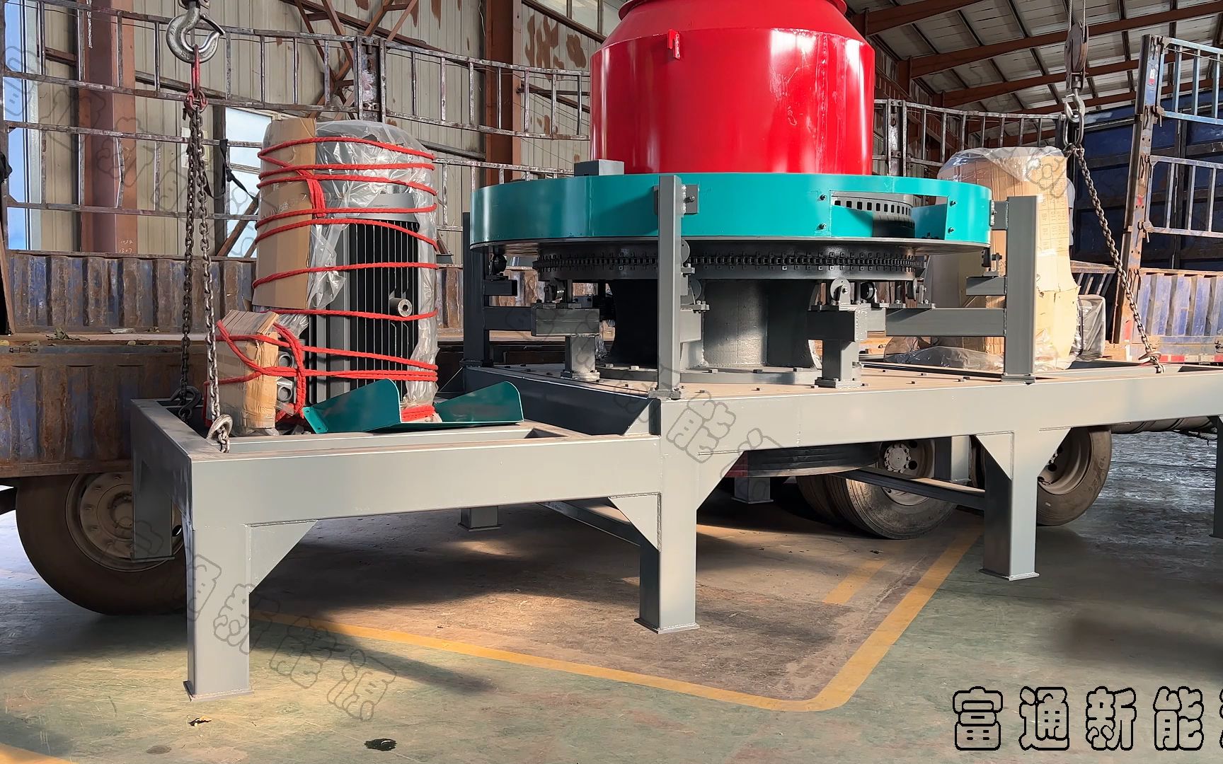 生物质压块成型机装车发货#秸秆压块机#牛粪压块机#木屑压块机#压块机