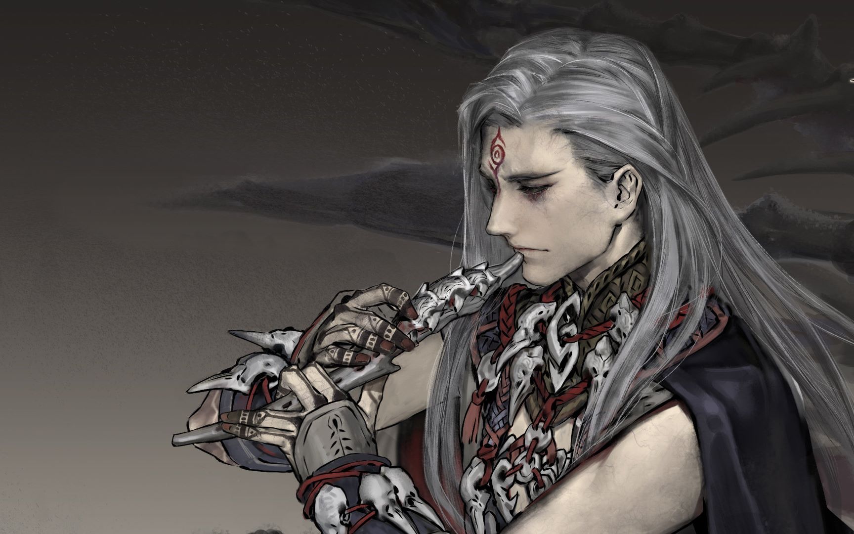 【黑与白】《古剑奇谭三》巫炤发动了弹屏攻击.