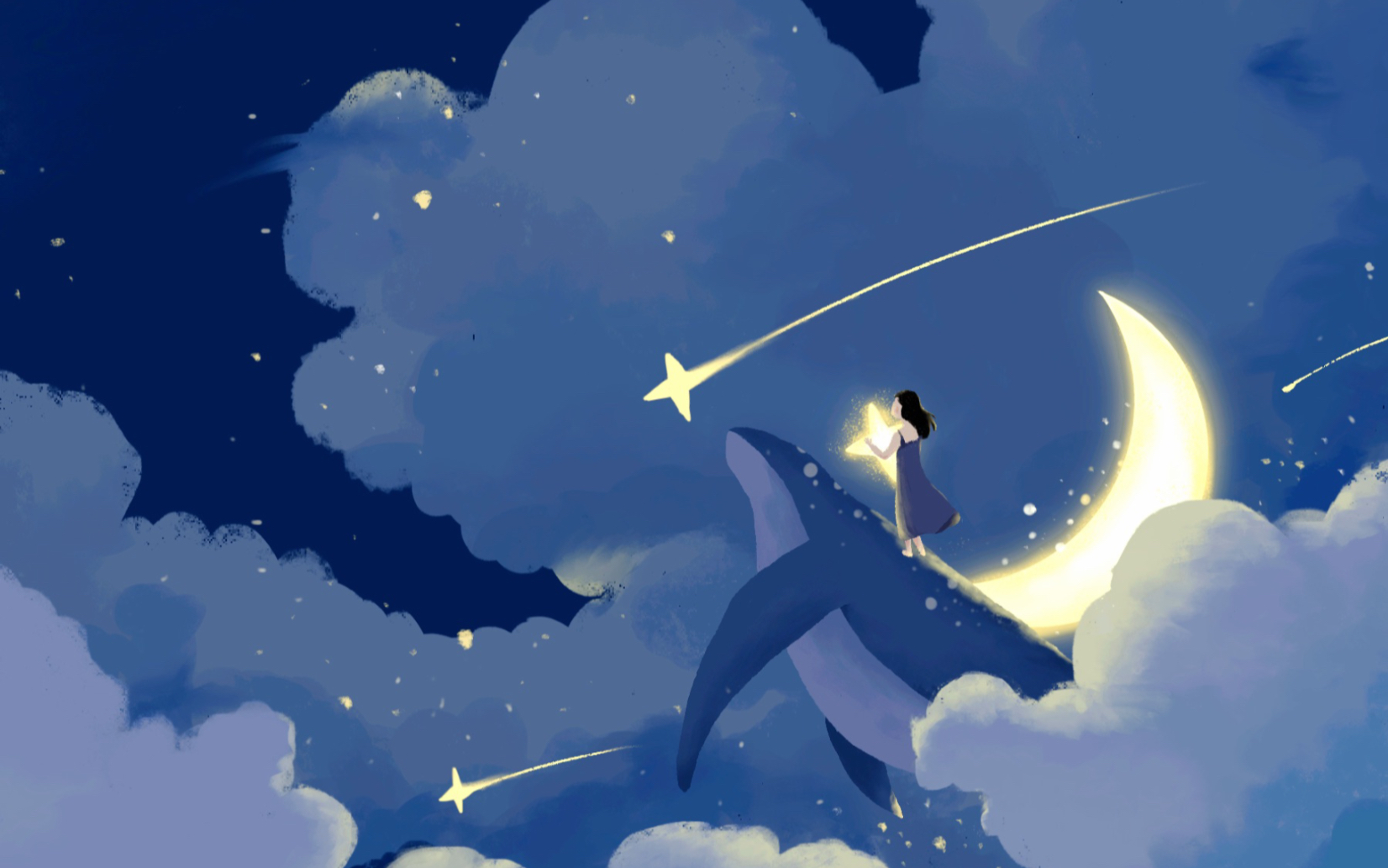 【ipad画画 | procreate】满船清梦压星河 零基础学画画保姆级教程