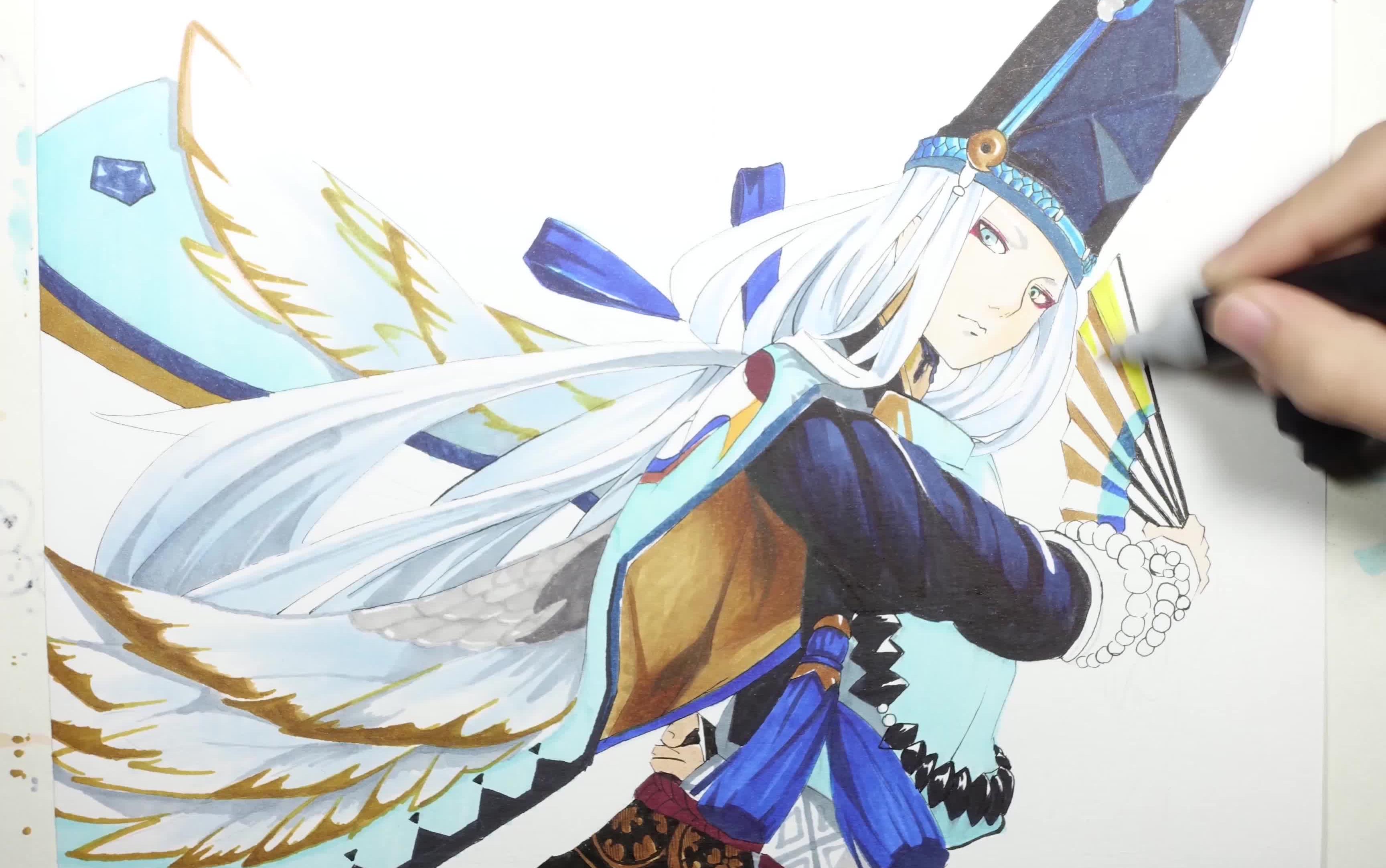 手绘阴阳师(晴明)_1