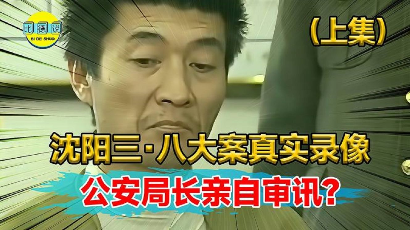 [图]沈阳三八大案真实录像！5名犯人作案10年，公安局长亲自审讯？