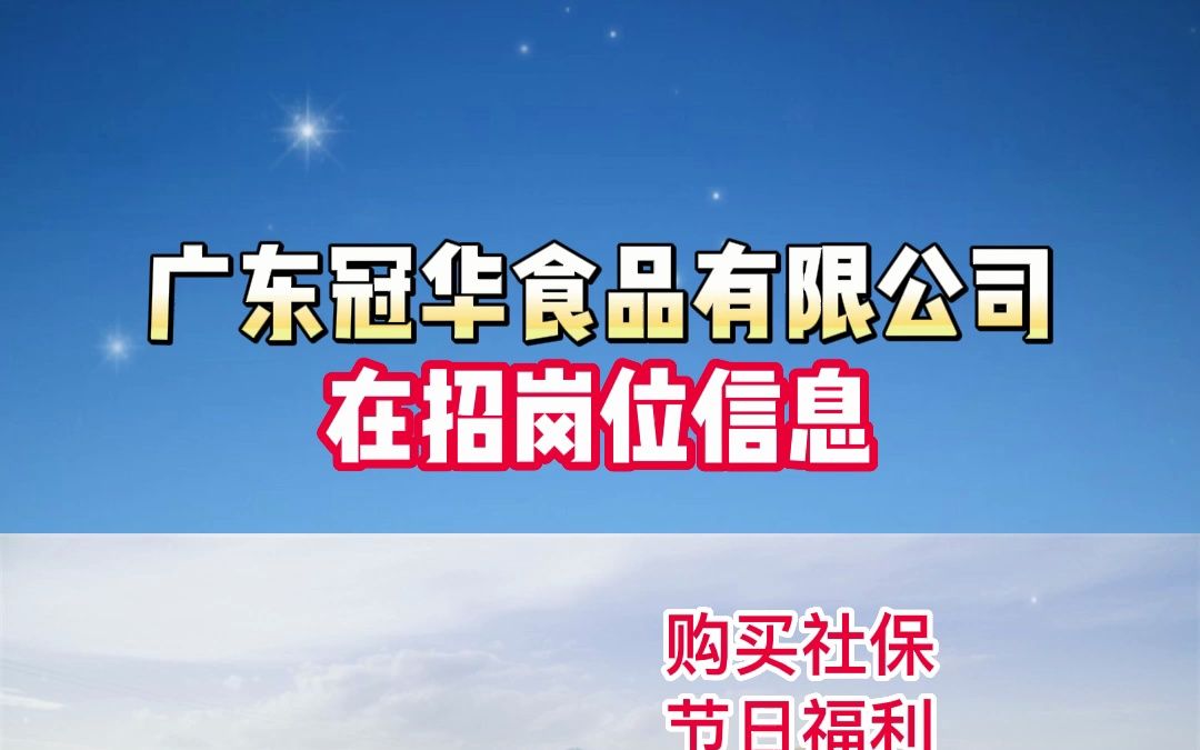 广东冠华食品有限公司哔哩哔哩bilibili