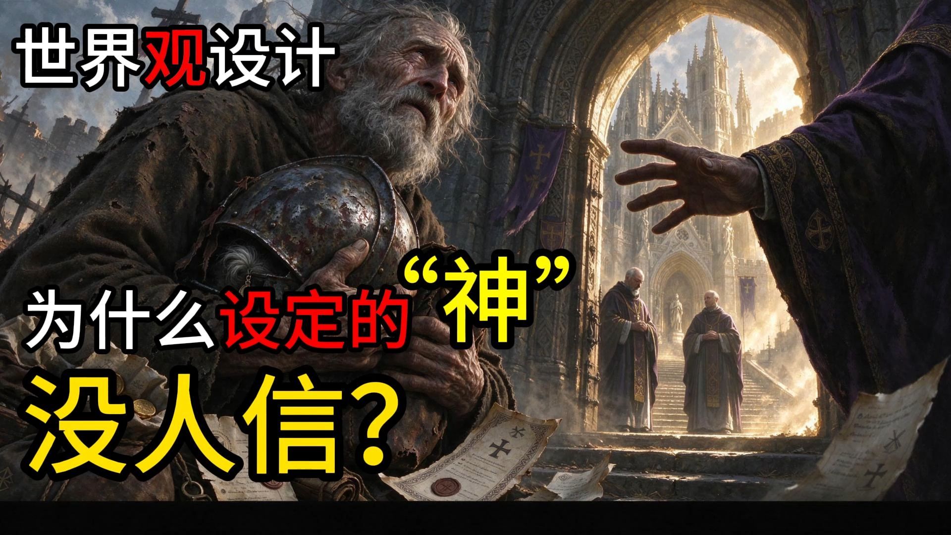 为什么你设定的“神”没人信？ —— 宗教体系设计的现实逻辑【世界观干货】