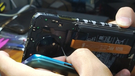 红米note9 5g 拆机维修 换电池 换尾板