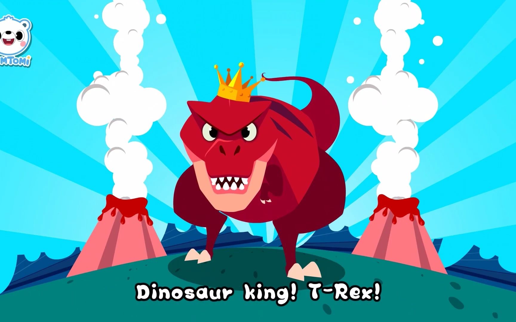 [图]Dinosaur King TRex Tyrannosaurus Dinosaur Cartoon Kids