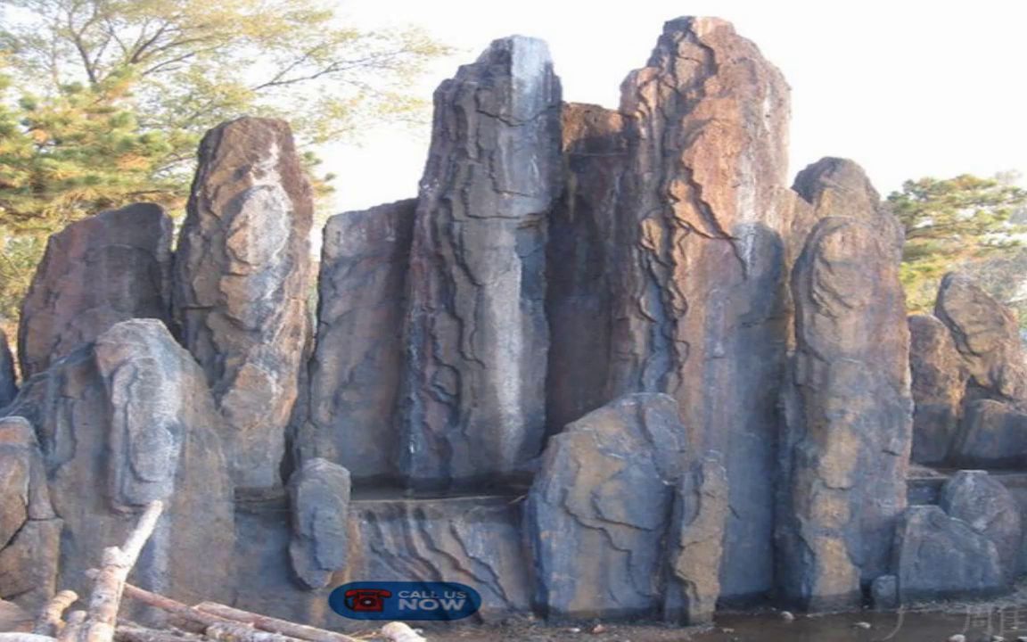 鄂尔多斯温泉水泥溶洞假山制作 温泉水泥溶洞假山假山生产