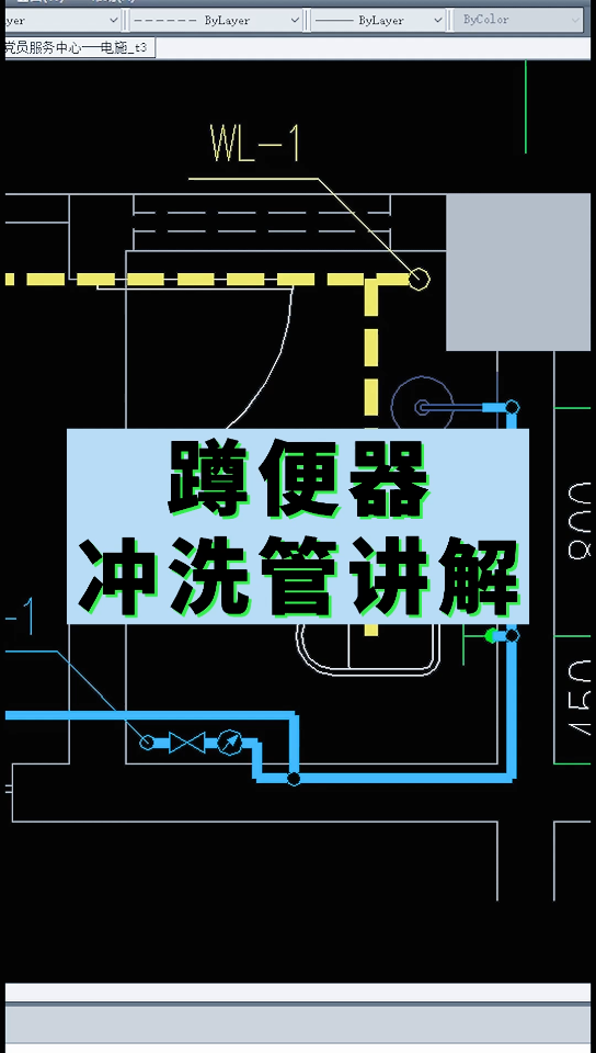 蹲便器冲洗管讲解哔哩哔哩bilibili