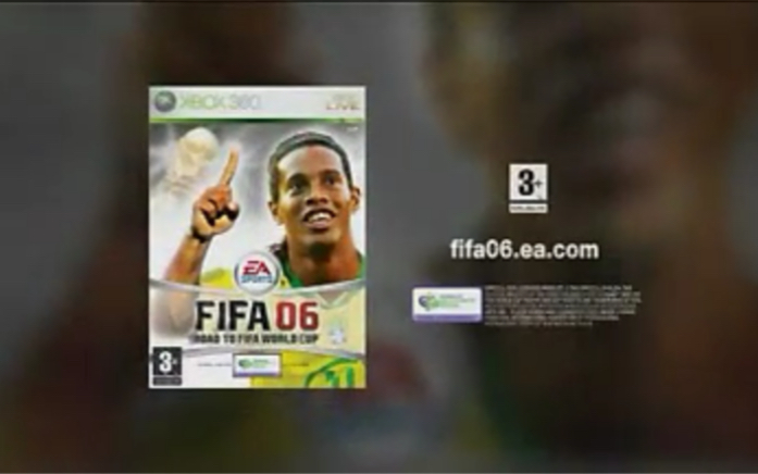 经典XBOX360游戏广告:FIFA06 通向世界杯之路 #世界杯 #微软 #怀旧游戏 #8090经典怀旧 #足球游戏哔哩哔哩bilibili