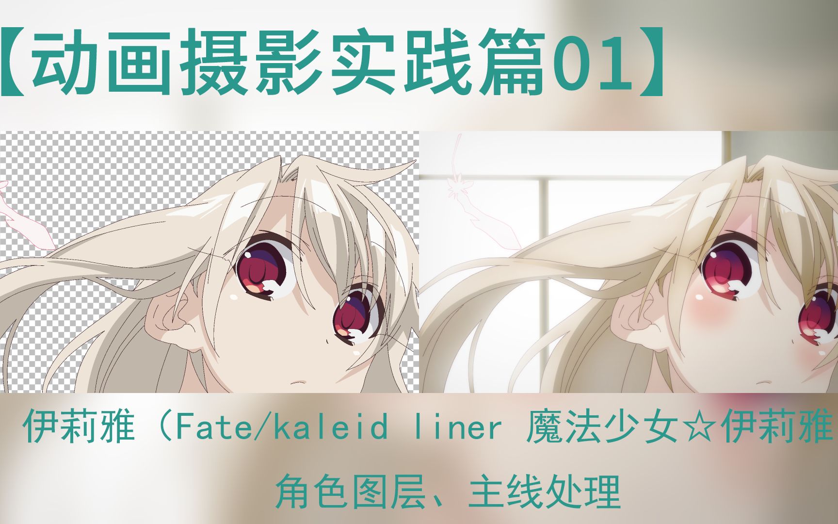 [图]【动画摄影实践篇01】伊莉雅（Fate/kaleid liner 魔法少女☆伊莉雅）角色处理